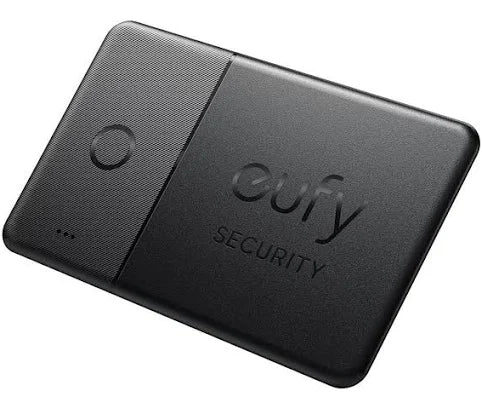 eufy Security SmartTrack Card (Black, 1-Pack), Works with Apple Find My (iOS Only), Wallet Tracker, Phone Finder, Water Resistant, Up to 3-Year Battery Life, 2.4mm Thickness (Android Not Supported)