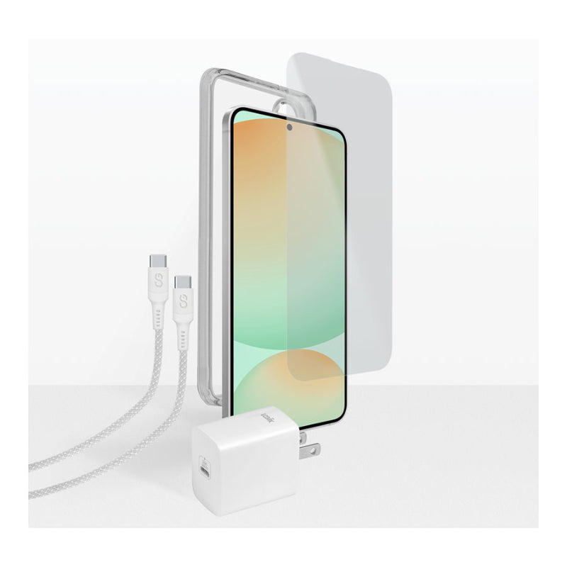 LOGiiX Smartphone Essentials Accessory Kit for Samsung Galaxy S25 FE