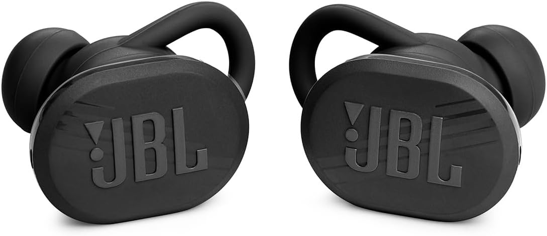JBL Endurance Race Waterproof True Wireless Active Sport Earbuds, with Microphone, 30H Battery Life, Comfortable, dustproof, Android and Apple iOS Compatible (Black)