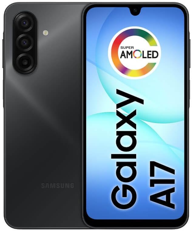 Samsung Galaxy A17 4G Dual SIM | 128GB, 4GB, Splash Resistant | 6.7" 90Hz AMOLED