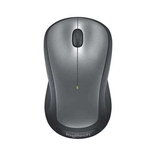 Logitech Full-size Wireless Ambidextrous Mouse with USB Receiver Silver, Full-size Wireless Ambidextrous