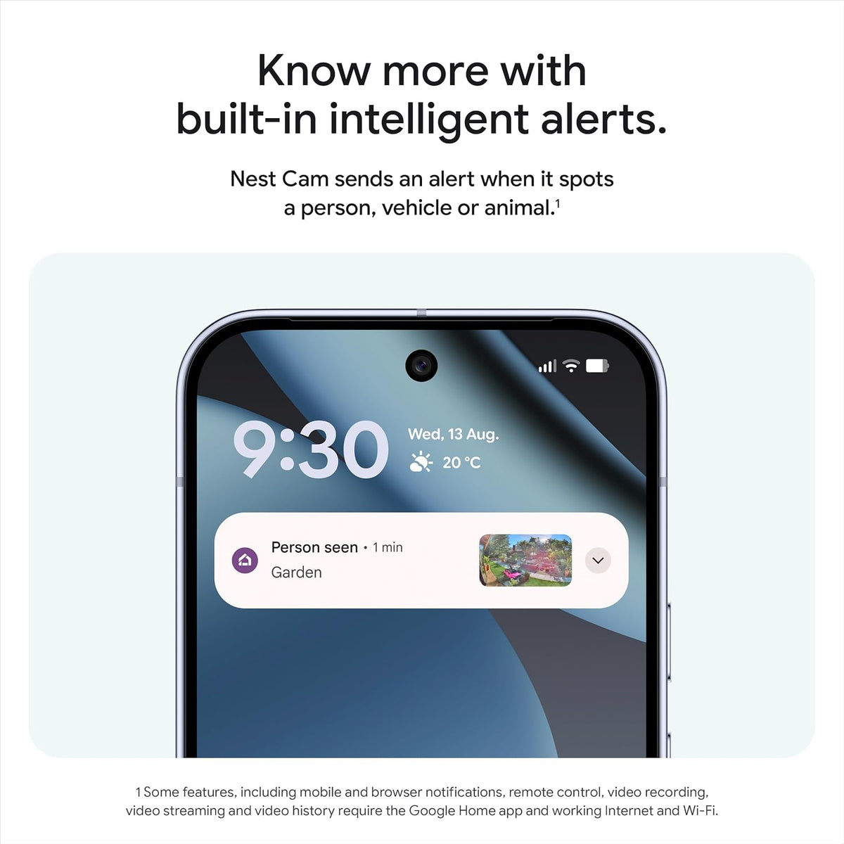 Google Nest Cam Outdoor (Wired, 2nd gen) - 2K Video and Gemini - 2-Pack