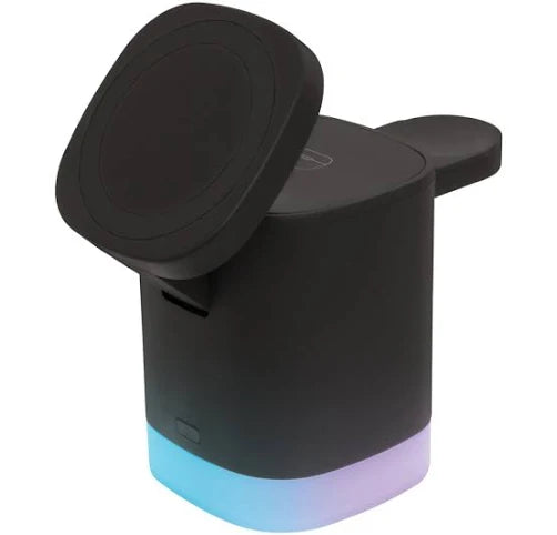 Helix Lucid 3-In-1 15W MagSafe Valet - Black