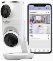 Hubble Connected Nursery Pal Dual Vision Camera w/ Sleep Tracking, Night Vision & Pan/Tilt (HCTNPDVXBU)