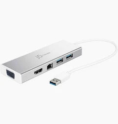 J5Create Multi-Port USB-C Hub with Power Delivery - White